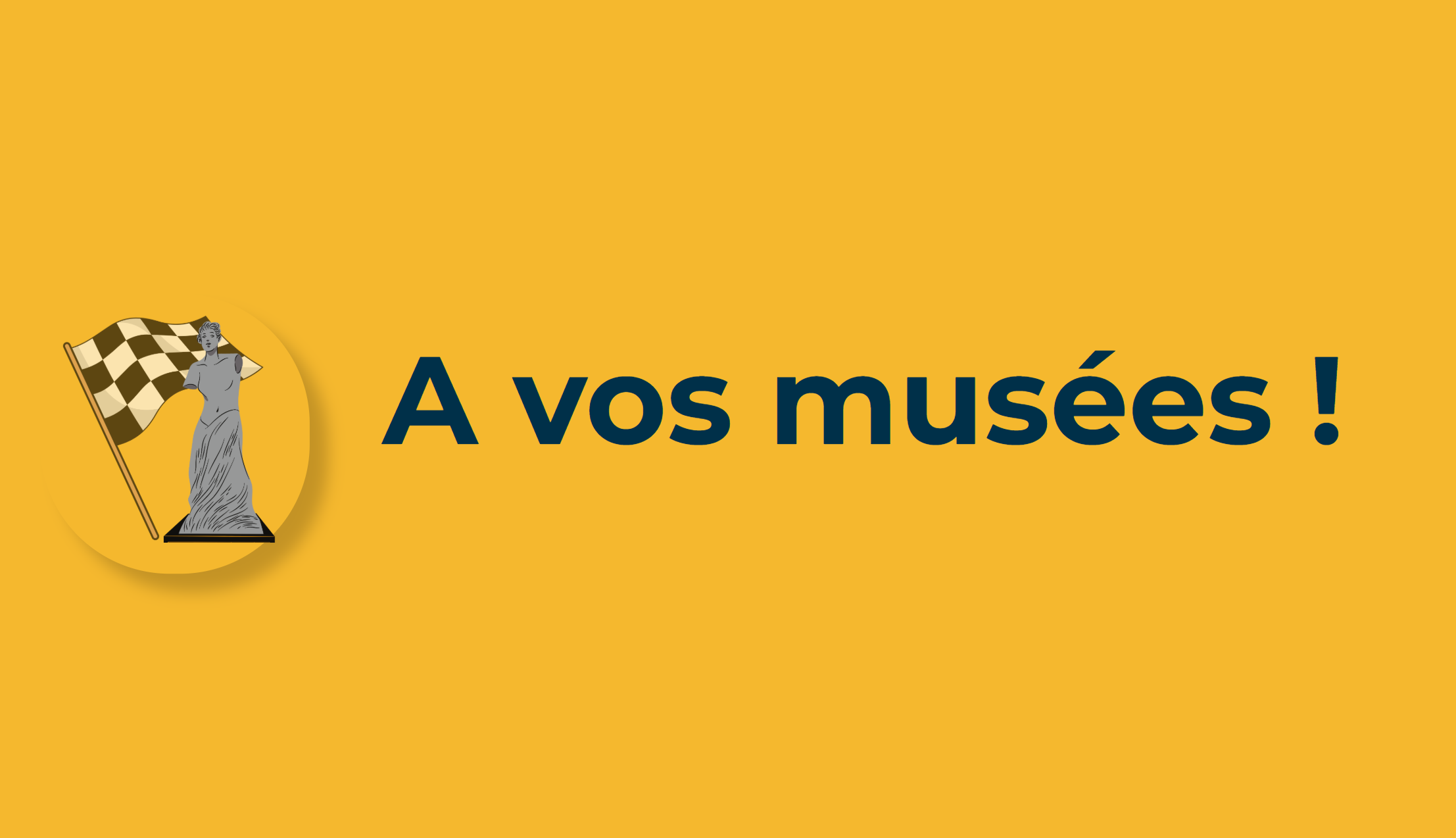 Logo projet 'A Vos Musées' et lien vers le site déployé